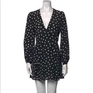 Réalisation Par Kate Dress in XS Black Polka Dot